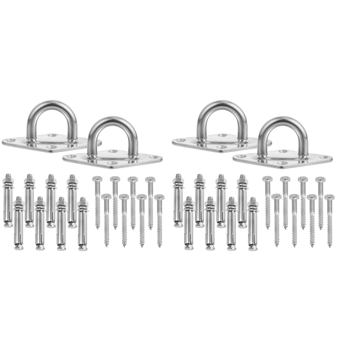 Frcolor Hammock Kit Swing Ceiling Hanger Hangers Eye Stainless Plate