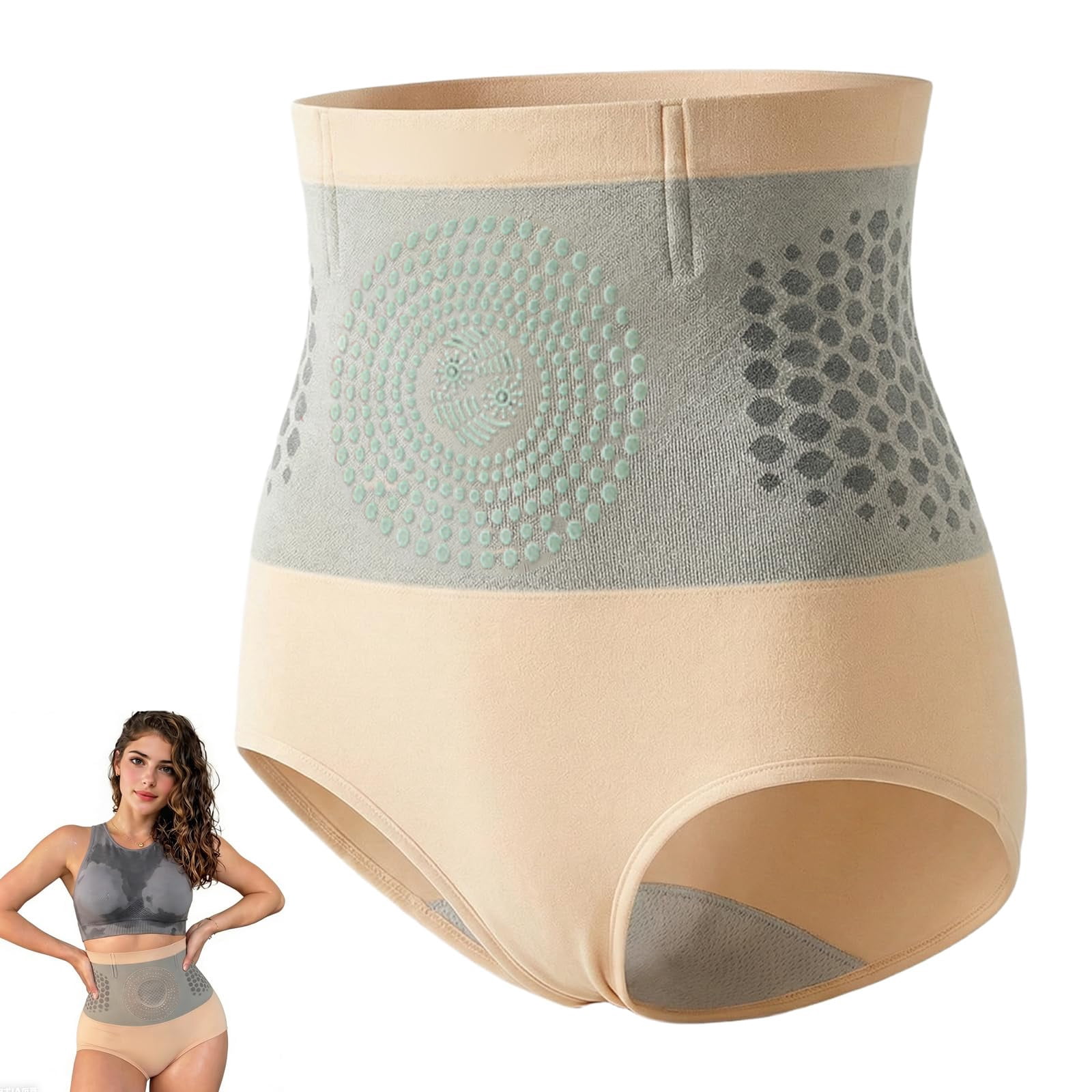Difdany Thermogenic Fat Burning Sculpting Shorts, PAURAJU Thermal Yoga Pants, Seamless Firming Shaping Shorts with Tummy Flatten & Hip Lifting,Women Fatty Pack Thermal Shaping Shorts Size M