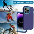 thumbnail image 4 of Entronix Heavy Duty Case For Phone 15 Pro, With Shock Proof-Shatter Resistant Rubber Shock Proof Shatter Resistant Rugged Rubber Compatible for Phone 15 Pro, Blue, 4 of 7