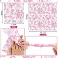 thumbnail image 3 of 200 Pcs Pink Floral Paper Napkins Bulk Disposable Guest Hand Towels for Bathroom Pink and White Cocktail Beverage Dinner Napkins for Wedding Bridal Shower Baby Shower Birthday Table Party Supplies, 3 of 13
