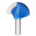 thumbnail image 3 of 1/2 shank Round Nose Two Flutes Router Bit Woodworking Cove Bit solid carbide, 3 of 9