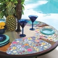 thumbnail image 6 of CounterArt "Meadow Floral" 4-Pack Wedge Shaped Tabletop Placemats, 6 of 8