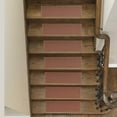 thumbnail image 2 of Home Queen Pet Friendly Area Rugs Brown - 9" x 27" Stair Treads (Set Of 13), 2 of 2