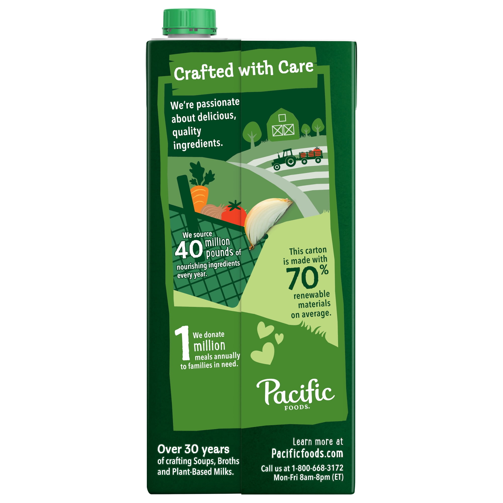 Pacific Foods Grass Fed Beef Bone Broth, 32 oz Carton