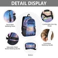 thumbnail image 4 of JIALIOU 14" Laptop Backpack Waterproof Airline Approved Stylish Casual Daypack for Travel Business College Work, Night Sky Cuntless Stars, 4 of 8