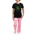 thumbnail image 4 of CafePress - IRISH DOWN TO MY TOES Women's Dark Pajamas - Women's Short Sleeve Print T-Shirt and Pants Dark Cotton Pajama Set, 4 of 7