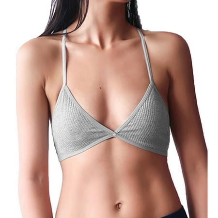 

Women Deep V Bralette Style Underwear Cup Wireless Lingerie Push Up Bra Note Please Buy One Size Larger