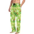 thumbnail image 4 of GZHJMY St. Patrick's Day Pajama Pants for Men, Lounge Pants Lightweight Men Pajama Bottoms with Drawstring Pockets, Christmas New Year Birthday Gifts, Medium, 4 of 6