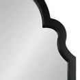 thumbnail image 4 of Kate and Laurel Hogan Modern Arched Wall Mirror, 24 x 36, Black, Glam Moroccan Mirror for Wall, 4 of 7
