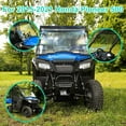 thumbnail image 2 of Kojem Full Windshield Front Clear Vented 3/16" Windscreen for 2015 2016 2017 2018 2019 2020 2021 Honda Pioneer 500, 2 of 13