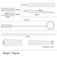 thumbnail image 4 of Palanca de Afinación Yuyangstore Kit de Afinación de Piano, 4 of 6