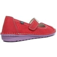 thumbnail image 3 of On Foot Francesita Women's 3 Strap Hook And Loop Shoes In Red Size 5.5, 3 of 6