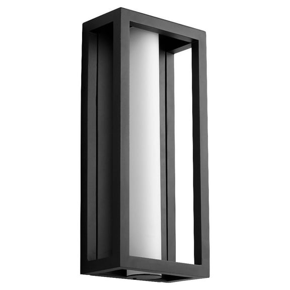 Aperto 1 - Light Black Contemporary / Modern - LED Aluminum Outdoor Wall Light