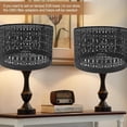 thumbnail image 3 of Pantalla de Lámpara E14, Cubija de Luz hueca de Hierro Con Hermosos Diseños, Para Mesa, Dormitorio, Sala de Estar, Hogar, Adecuada para E27, 3 of 7