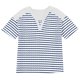 thumbnail image 5 of Hombro Frío Tops Mujeres Cuello en V Manga Corta Fuera Del Hombro Color Sólido Blusa Casual Suave Poliéster Primavera Verano Moda, 5 of 5