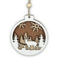 thumbnail image 6 of Christmas Hanging Decor,Christmas Tree Ornaments,Christmas Decorations Indoor ,Christmas Decorations Ornaments,Christmas Tree Pendant Animals Carving Wooden Crafts Christmas Hangers, 6 of 8