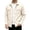 Khaki, variant on Mens Jacket Button Down Long Sleeve Solid Jacket Work Casual Lapel with 4 Pockets