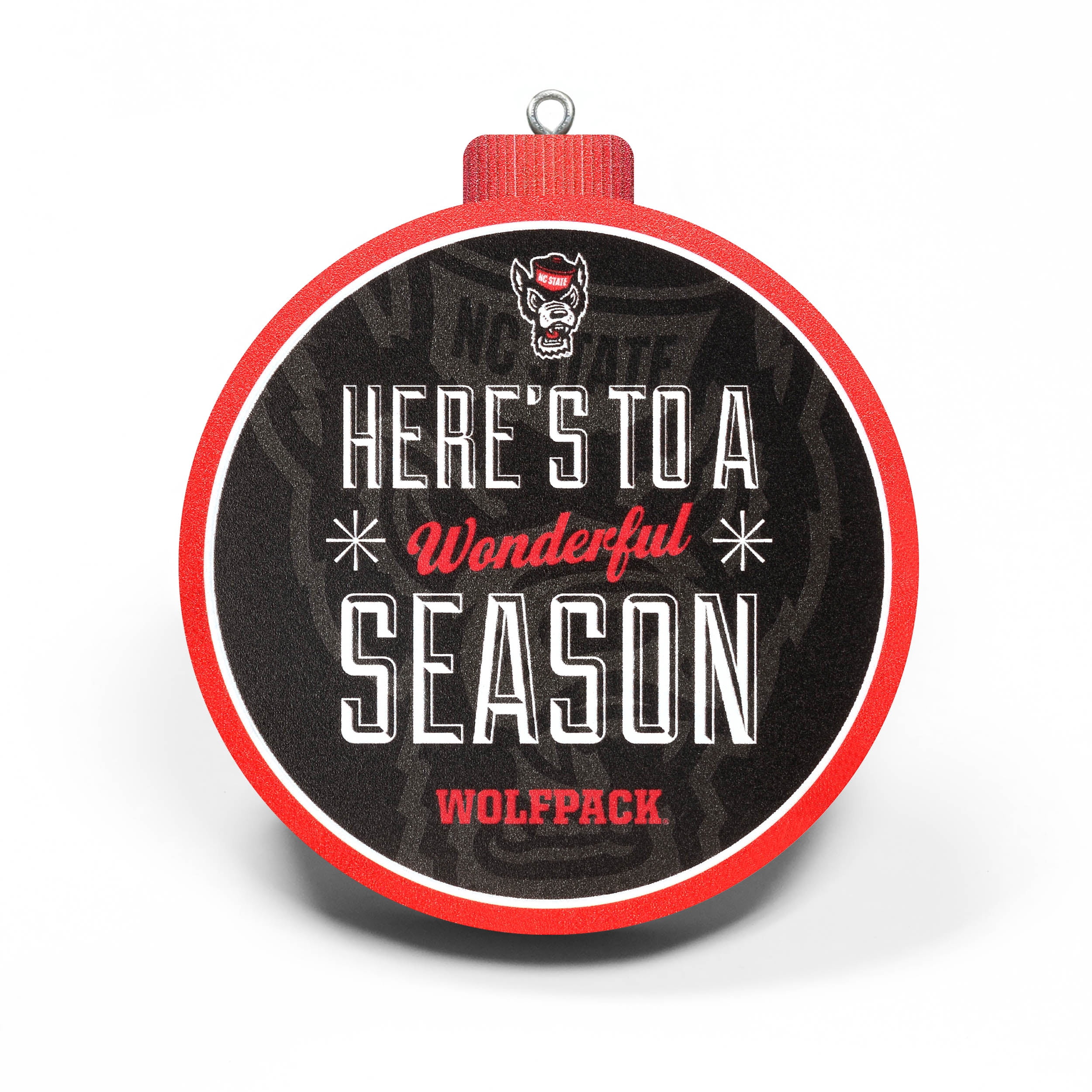 YouTheFan NCAA NC State Wolfpack 3D Logo Series Ornament