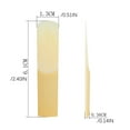 thumbnail image 3 of Maoww Pack of 10 Clarinet Plate Woodwind Part Musical Auxiliary Mini Reeds, 3 of 6