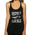 thumbnail image 6 of Wild Bobby Respect The Locals Save Our Oceans Whale Animal Lover Women Tri-Blend Racerback Tank Top, Vintage Black, Small, 6 of 6