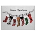 thumbnail image 2 of Addison Rugs Indoor/ Outdoor Cozy Winter Gray Washable Holiday Rug 1'8" x 2'6" - Gray, 2 of 5