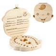 thumbnail image 1 of Caja de dientes de leche, caja de dientes de leche Caja de madera para dientes de leche para niños Caja de dientes de leche para niños Caja de recuerdos para niñas Regalo de Navidad Namotu LN-0634, 1 of 7