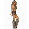thumbnail image 3 of Leg Avenue Women's 3 Piece Cave Babe Costume Set, 3 of 5