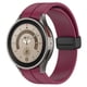 thumbnail image 3 of Jixopn - Correa de silicona magnética deportiva para reloj, correa de repuesto con hebilla plegable magnética, resistente al sudor, ajustable para Samsung Galaxy Watch Ultra 7/FE/6/6 Classic, 3 of 8