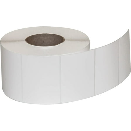 Compulabel Thermal Transfer Shipping Labels, 4 inch x 3 inch, White, Permanent Adhesive, 1950 Per Roll, 4 Rolls