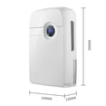 thumbnail image 4 of Abbracc Electric Mini Dehumidifier Compact and Portable for High Humidity , Kitchen, Bedroom,Basement, , Office, RV, Garage with Auto Shut Off, 4 of 9