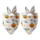 thumbnail image 1 of Pañuelos para perros de Halloween, paquete de 2, bufandas triangulares reversibles para mascotas, tela duradera, ajuste ajustable Adepaton Ropa para Perro, 1 of 5
