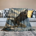 thumbnail image 2 of Shiartex Bald Eagle Blanket American Eagle Decor Throw Blanket Bald Eagle Valentines Gifts for Men Warm Soft Lightweight Flannel Blanket Bed Couch Sofa Blanket for Adults Kids  40x50in, 2 of 6