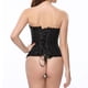 thumbnail image 4 of Corsé literario de hueso de encaje retro de moda para mujer, sujetador de abdominoplastia de jacquard para mujer, ropa interior moldeadora de boda fruncida - L, 4 of 6