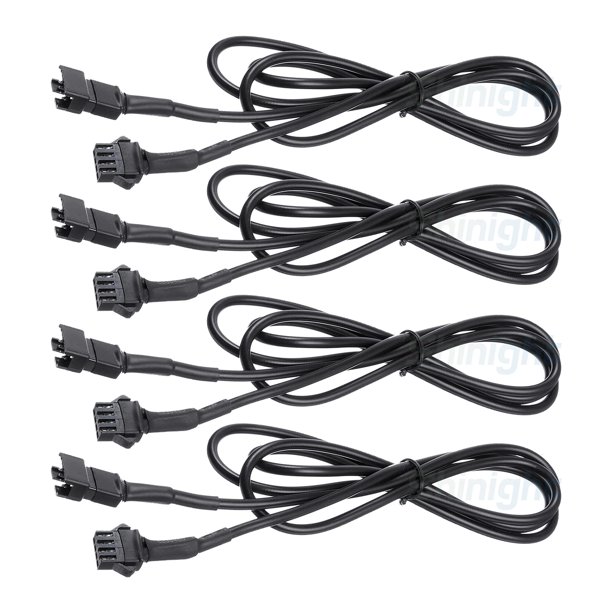 Cables de extensión SHINIGHT, 4 unidades, 1,19 m, para 5050 LED SMD RGB NEON