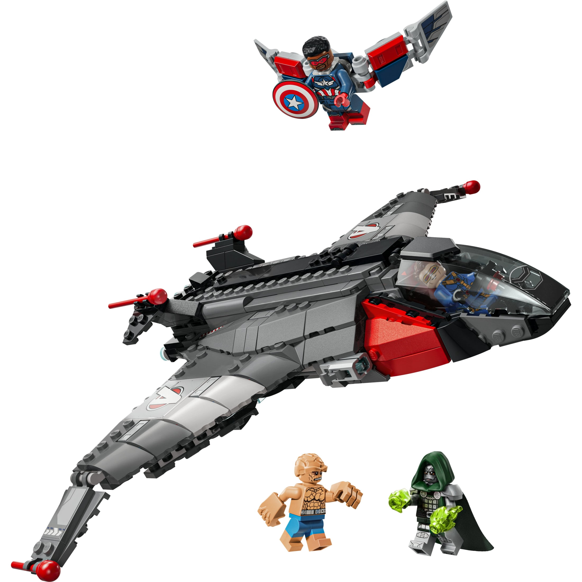 LEGO Marvel Avengers: Doomsday Quinjet - Building Toy for Boys & Girls, Ages 9+ - Super Hero Marvel Toys for Kids - Includes Movie Character Minifigures - Gift for Fans - 76347