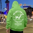 thumbnail image 2 of KHONTS He Left the 99 to Find Me Sweatshirt for Men Christian Fashion Graphic Hooded Sweatshirt Long Sleeve Hoodies Green XXXL, 2 of 6