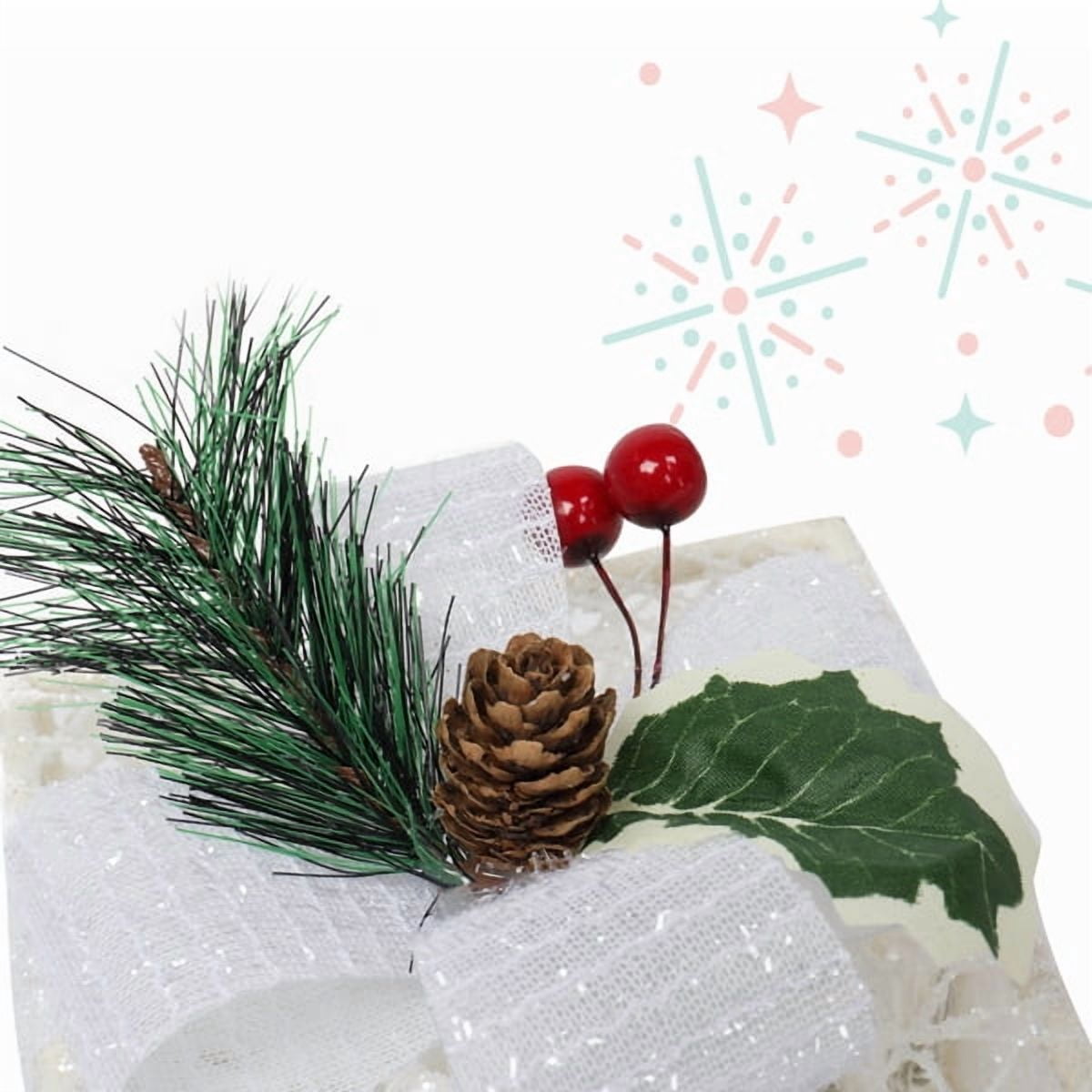 3-Piece Christmas Lighted Gift Boxes Set - 60 Warm White LEDs, Square ABS Plastic, Indoor/Outdoor Festive Decor for Home/Commercial Spaces