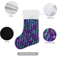 thumbnail image 3 of Color Fish Scales Christmas Stockings Christmas Presonalized Large Stocking Sock, Set of 1 Xmas Party Winter Decor Candy Bag Family Holiday Gift, 17.7 Inch, 3 of 7