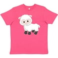 thumbnail image 3 of Inktastic Cute White Lamb Youth T-Shirt, 3 of 5