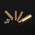 thumbnail image 3 of HLONK 240PCS M2 Screws Threaded Standoffs Brass Standoff Spacer PCB Board Hex Screws Nuts, 3 of 7