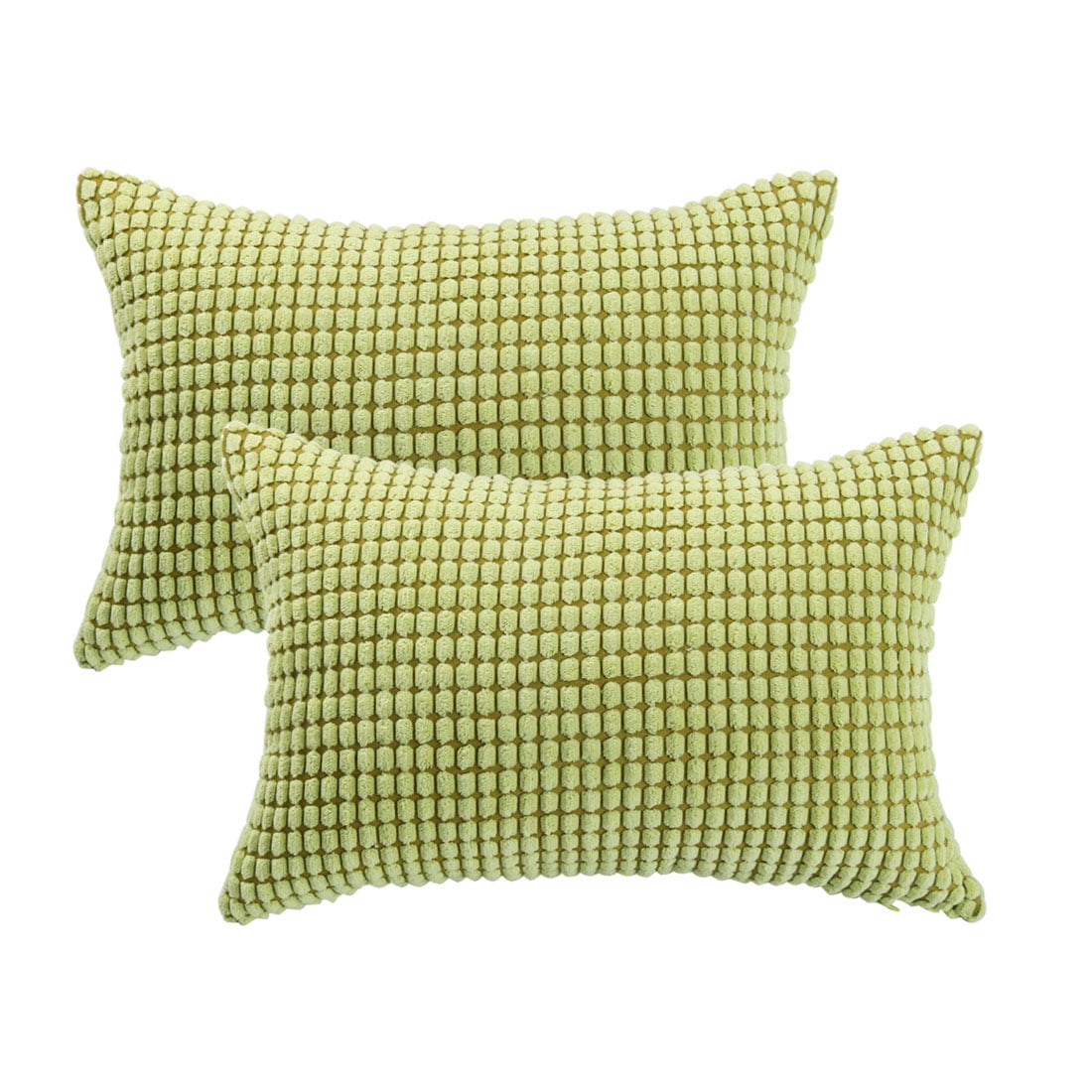 PiccoCasa Corduroy Contemporary Rectangle Decorative Throw Pillow Cover