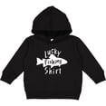 thumbnail image 2 of Inktastic Lucky Fishing Shirt Fish Toddler Hoodie, 2 of 4