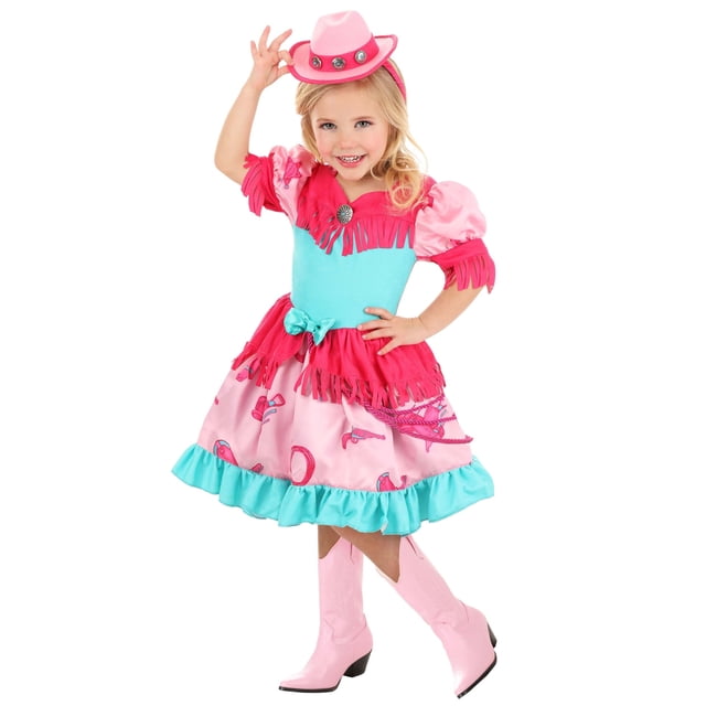 Déguisement Cowgirl Rose Pastel pour Tout-Petit Fille