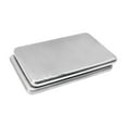 thumbnail image 3 of 2 Pieces Chilled Serving Tray Stainless Steel Appetizer Dish Reusable Cold Plate for Parties and Home, 3 of 9