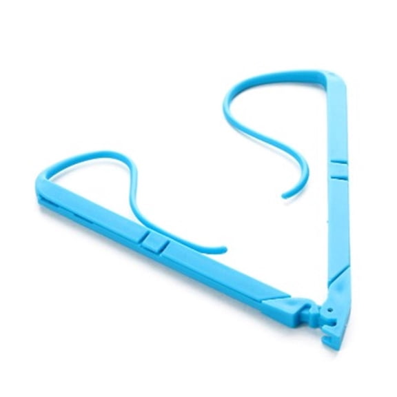 1PC Blue Foldable Bookend Bookshelf Page Holder Lazy People Reader Support Clips Bookend