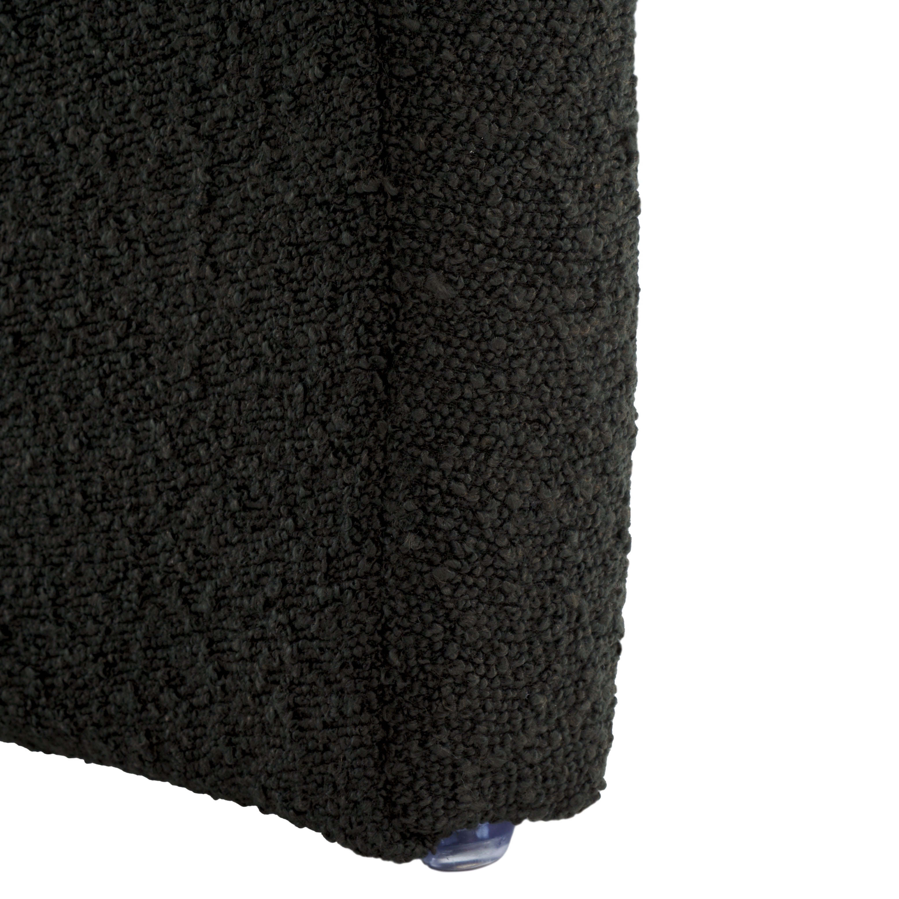 SAFAVIEH Kibo Modern Boucle Ottoman, Black