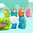 thumbnail image 4 of Juguete Sensorial, Juguete Para Apretar, Pato De Dibujos Animados, Dinosaurio, Escupir Burbujas, Juguetes Para Aliviar El Estrés, Juguete De Descompresión Para Niños Y Adultos, Color Aleatorio Sweethay FN007916-02, 4 of 6