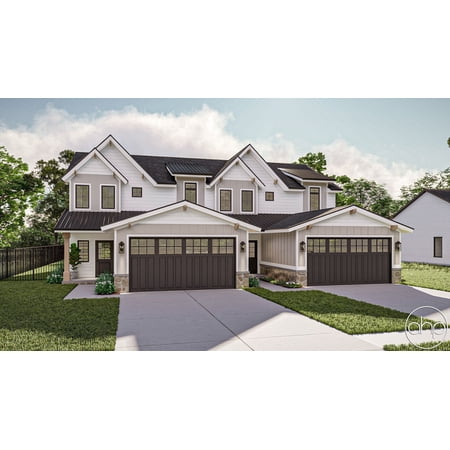 Advanced House Plans: Builder Ready Blueprints | Deerfield 30351 | Multi-Family Plan