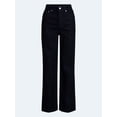 thumbnail image 6 of Free Assembly Women's High Rise Relaxed Wide Leg Jeans with Front Crease, Sizes 0-20, 6 of 6