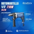 thumbnail image 2 of Martillo Demoledor DongCheng HEX 1400W + Rotomartillo 710W Azul Estandar, 2 of 10